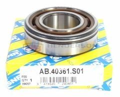 AB40361S01 Mini Gearbox Bearing With Circlip Groove on Outer 25x52x15mm