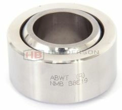ABWT16, ABWT416R) 1" NMB Motorsport Stainless Steel Spherical Plain Bearing Chamfer Type 25.4x53.975x34.925x25.53mm