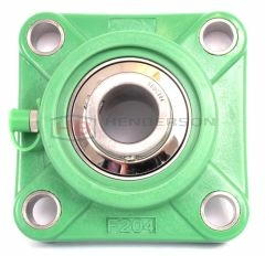 SS-UCFPL204  20mm Shaft Green Thermoplastic Housing c/w Stainless Steel Bearing