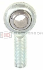 POS12ECL 12x12x1.75 M12 Male Left Hand Rod End, Steel/PTFE brand MSB