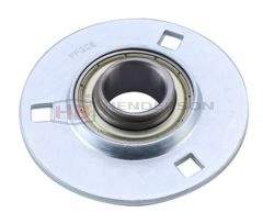 SAPF201, SLFE12EC 12mm Bore Pressed Steel Round Bearing Unit - Collar Type