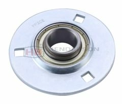 SAPF206-19, SLFE1-3/16EC 1-3/16" Bore Pressed Steel Round Bearing Unit - Collar Type