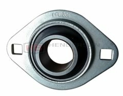SBPFL202-16mm, SLFL16A 16mm Bore Pressed Steel Oval Bearing Unit